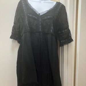 Free People Black Dress
